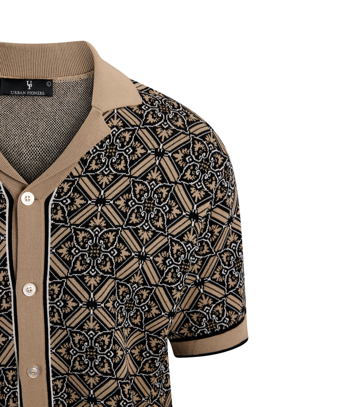 Urban Pioneers Male Silvio SS Shirt SS SHIRT SAND