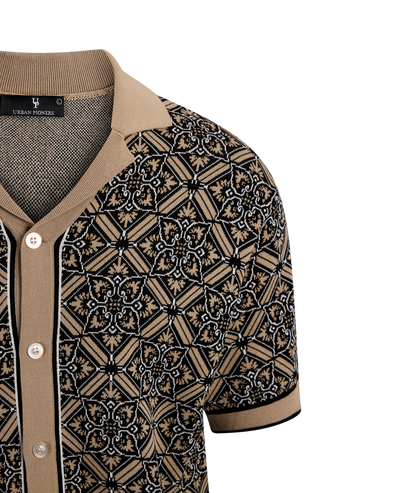 Urban Pioneers Male Silvio SS Shirt SS SHIRT SAND