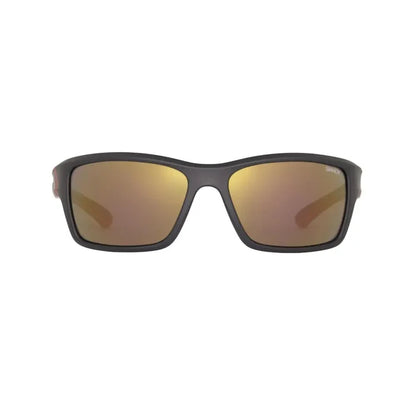 Sinner Cayo Polarised Sport Sunglasses In Red shown from the front on a white background