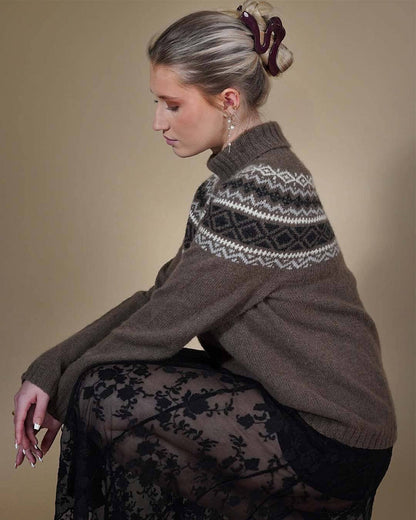 Sirid Faroese Sweater, No 2 knitting kit Knitting kits Önling - Katrine Hannibal