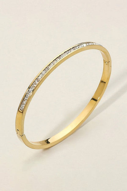 Sleek and Shiny Thin Gold Bracelet-Cute-Trendy-Shop-Womens-Boutique-Clothing-Store
