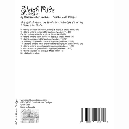 Sleigh Ride Quilt Pattern