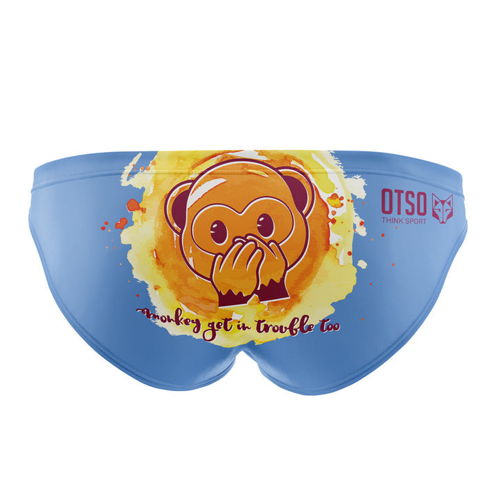Slip de bain - Emoji Monkey See