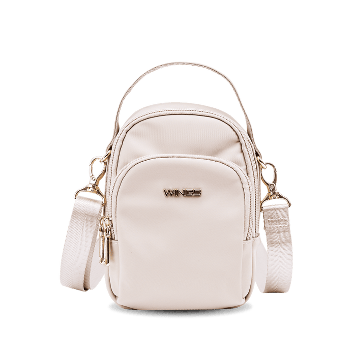 Mała torba crossbody ROSELLA BEIGE ROSELLA COLLECTION