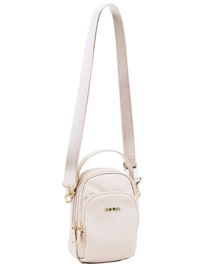 Mała torba crossbody ROSELLA BEIGE ROSELLA COLLECTION