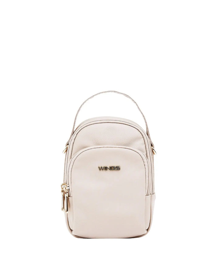 Mała torba crossbody ROSELLA BEIGE ROSELLA COLLECTION