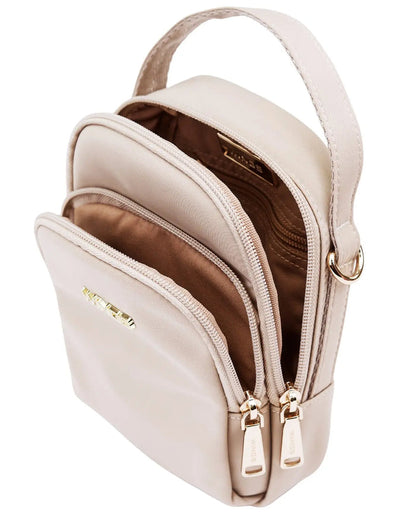 Mała torba crossbody ROSELLA BEIGE ROSELLA COLLECTION