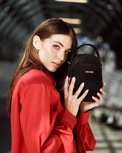 Mała torba crossbody ROSELLA BLACK ROSELLA COLLECTION