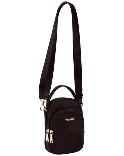 Mała torba crossbody ROSELLA BLACK ROSELLA COLLECTION