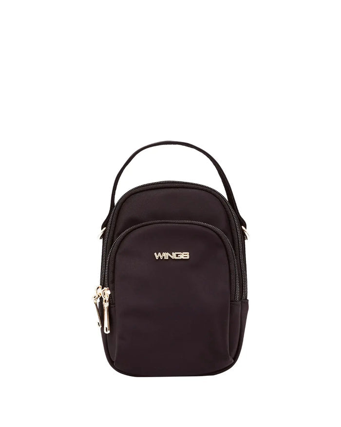 Mała torba crossbody ROSELLA BLACK ROSELLA COLLECTION