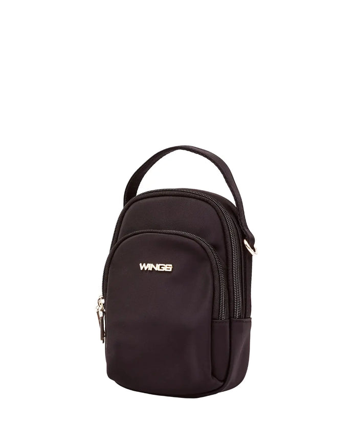 Mała torba crossbody ROSELLA BLACK ROSELLA COLLECTION