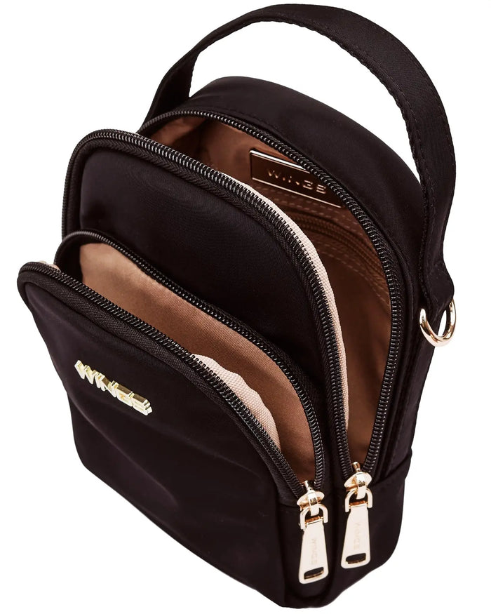 Mała torba crossbody ROSELLA BLACK ROSELLA COLLECTION
