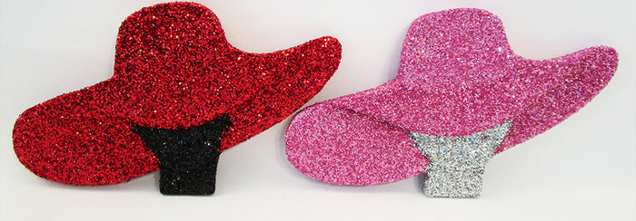 small floppy hat styrofoam cutout - Designs by Ginny