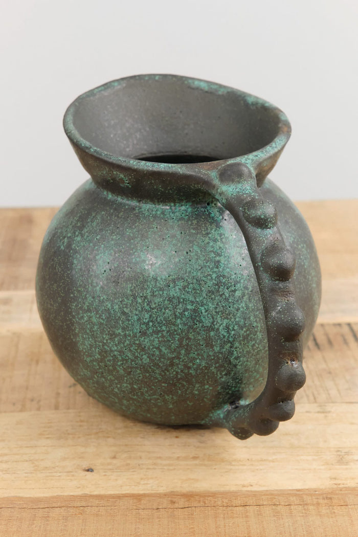 Lesley Anton Home Kitchen Pitchers Small Globe Bead Pitcher Copper