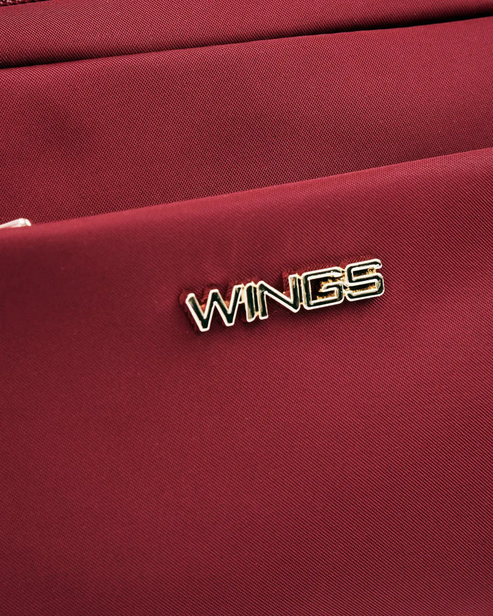 Torebka sportowa WINGS ROSELLA mała damska saszetka na ramię DARK RED ROSELLA COLLECTION
