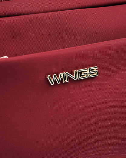 Torebka sportowa WINGS ROSELLA mała damska saszetka na ramię DARK RED ROSELLA COLLECTION