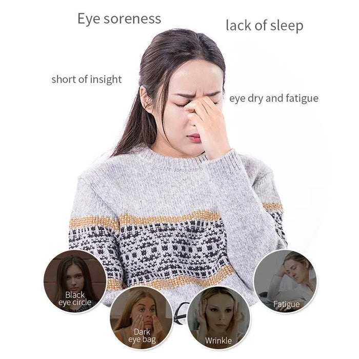Smart Eye Massager Mask with Heating - xinghaoya official store