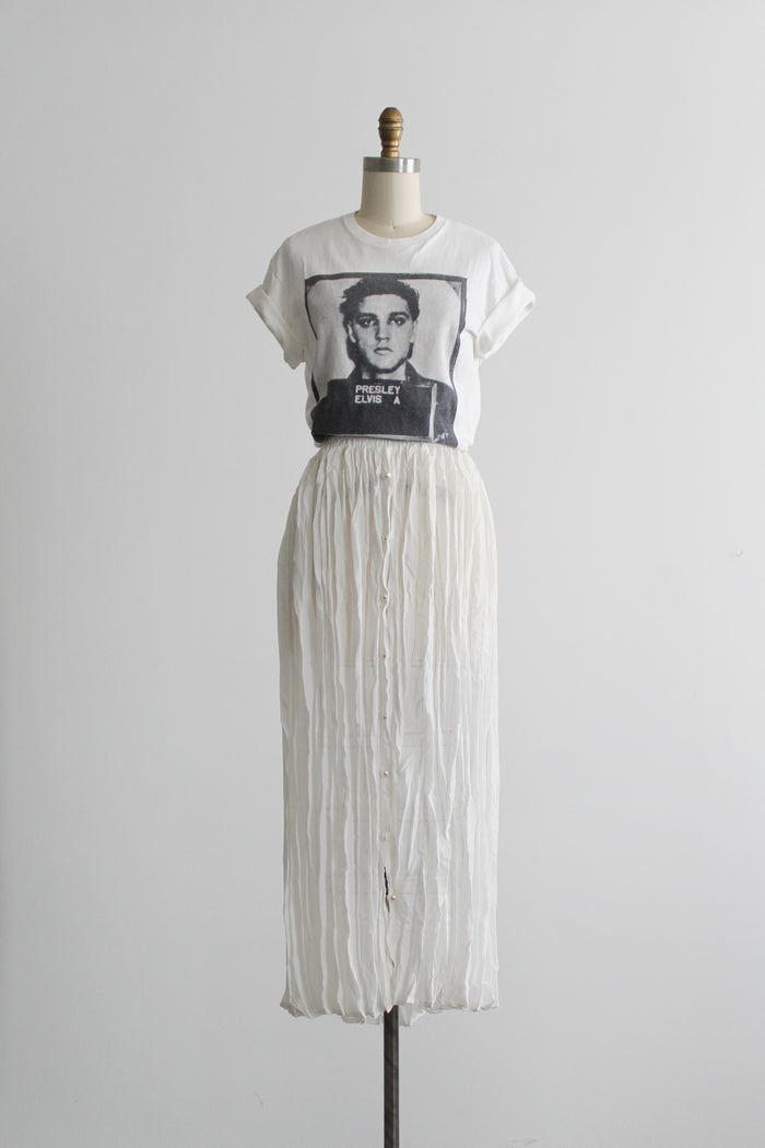 snowdrop sheer maxi skirt