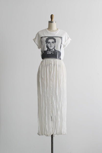 snowdrop sheer maxi skirt