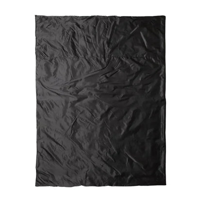 Snugpak Jungle Blanket in black laid out flat on a white background