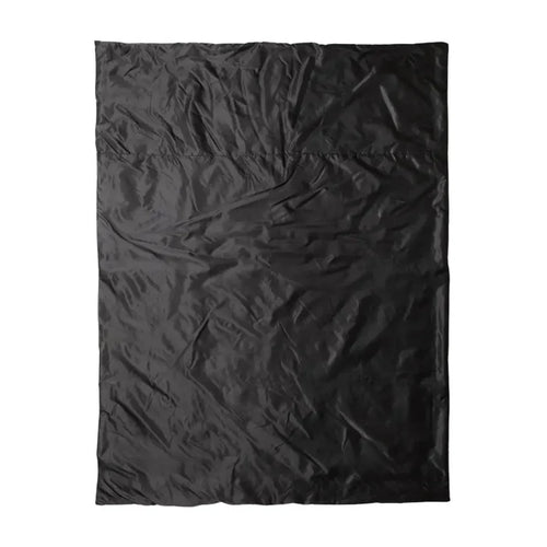 Snugpak Jungle Blanket in black laid out flat on a white background