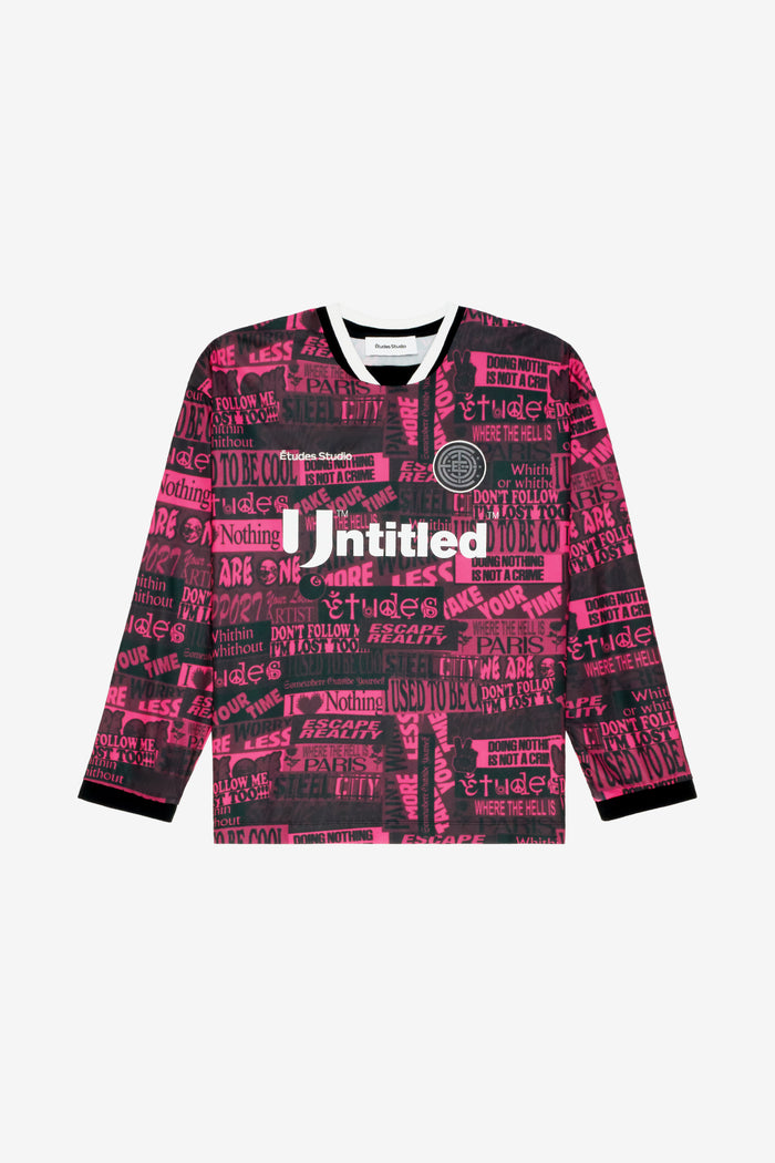 ÉTUDES STUDIO SOCCER TEE SHIRT PINK 1