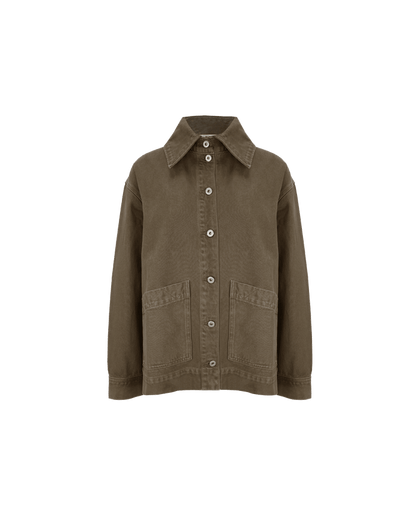 SODA DENIM JACKET  KHAKI