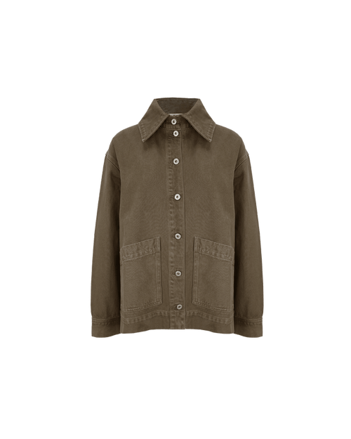 SODA DENIM JACKET  KHAKI
