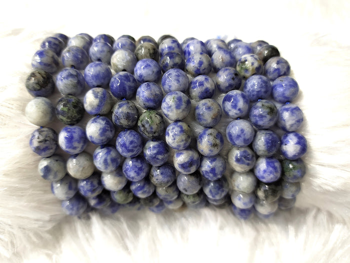 Sodalite Faceted Beads, Crystal Beads for Jewelry.