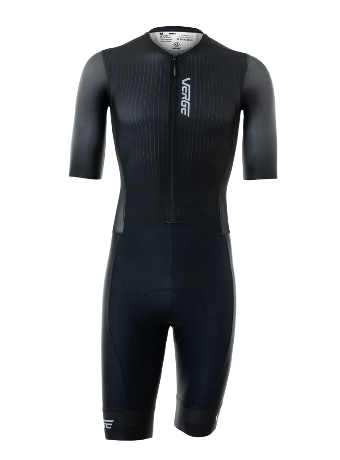 SOLIDS CX SS SPEEDSUIT - MEN - BLACK
