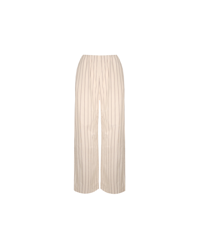 SONNY PANT COFFEE CREAM STRIPE