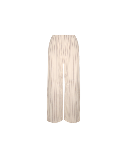 SONNY PANT COFFEE CREAM STRIPE