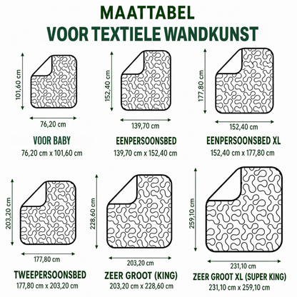 Sophie - Tekstil vægkunst Mosaik