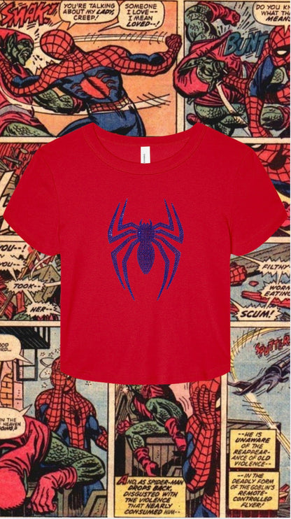 Sparkly Spidey Baby Tee