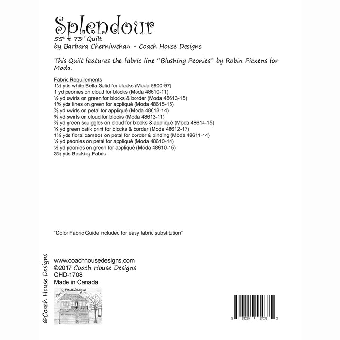 Splendour Quilt Pattern