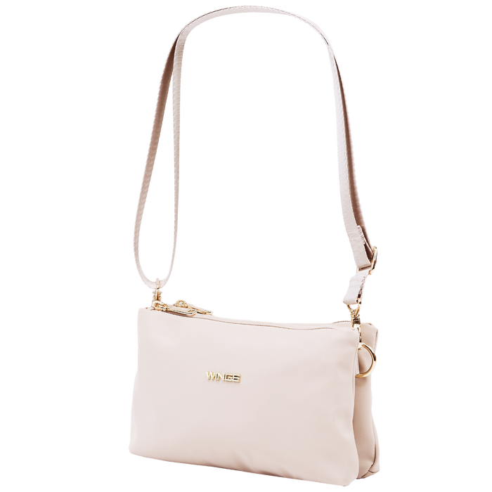 Torebka sportowa ROSELLA z funkcją kosmetyczki BEIGE ROSELLA COLLECTION