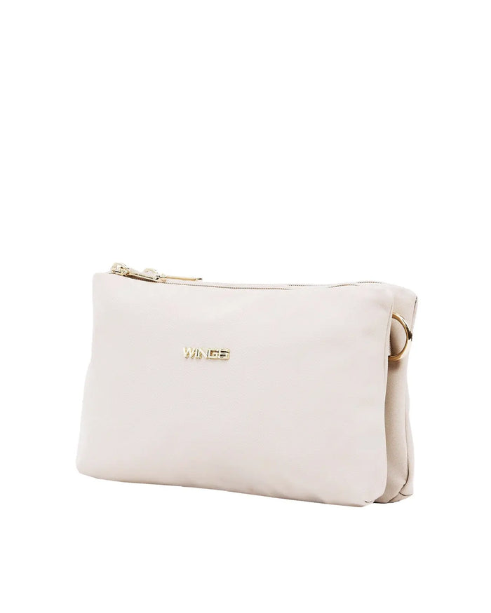 Torebka sportowa ROSELLA z funkcją kosmetyczki BEIGE ROSELLA COLLECTION