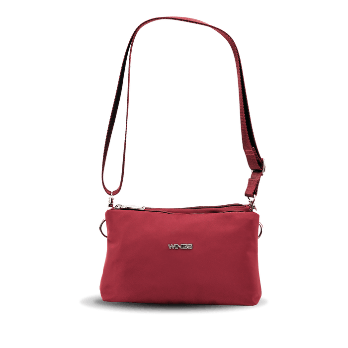 Torebka sportowa ROSELLA z funkcją kosmetyczki DARK RED ROSELLA COLLECTION