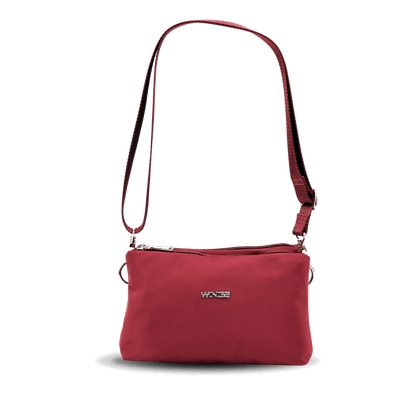 Torebka sportowa ROSELLA z funkcją kosmetyczki DARK RED ROSELLA COLLECTION
