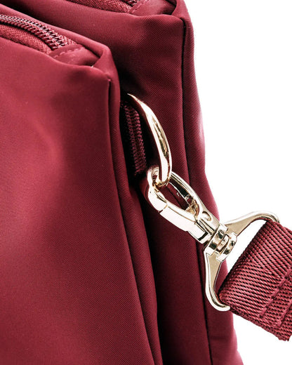 Torebka sportowa ROSELLA z funkcją kosmetyczki DARK RED ROSELLA COLLECTION