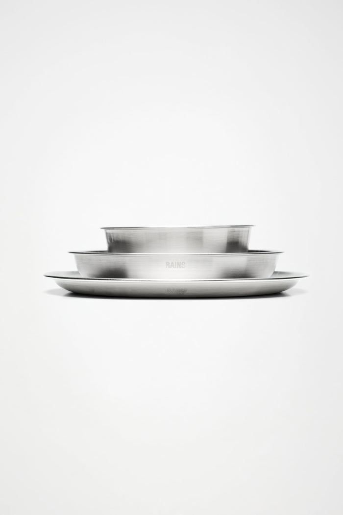 RAINS Stainless Steel 2-Pack Deep Plates Steel Plates