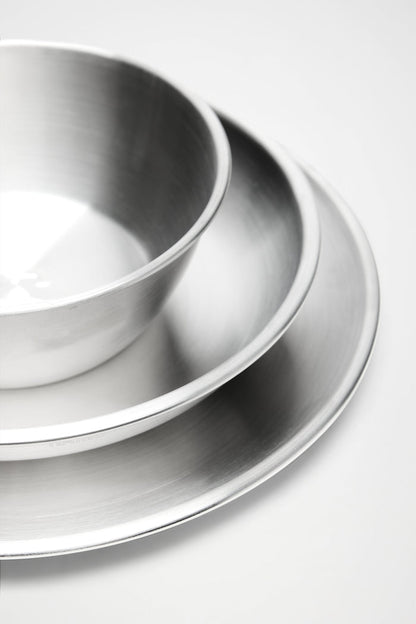 RAINS Stainless Steel 2-Pack Deep Plates Steel Plates