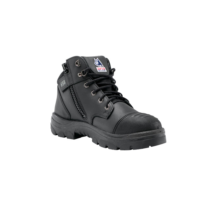 Steel Blue Parkes Zip Scuff 312658