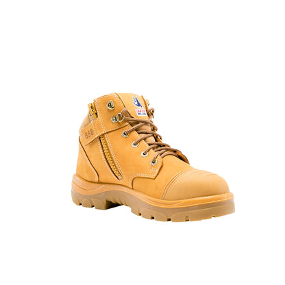 Steel Blue Parkes Zip Scuff 312658