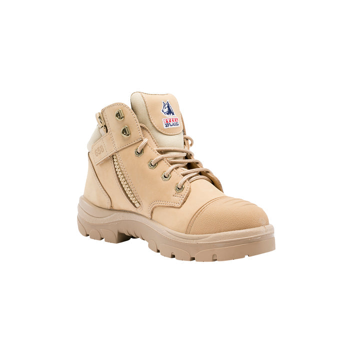 Steel Blue Parkes Zip Scuff 312658