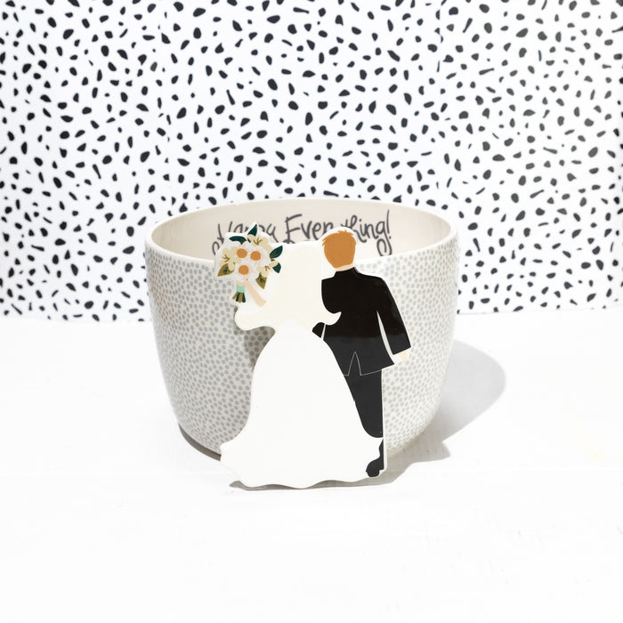 Stone Small Dot Big Bowl by Happy Everything!