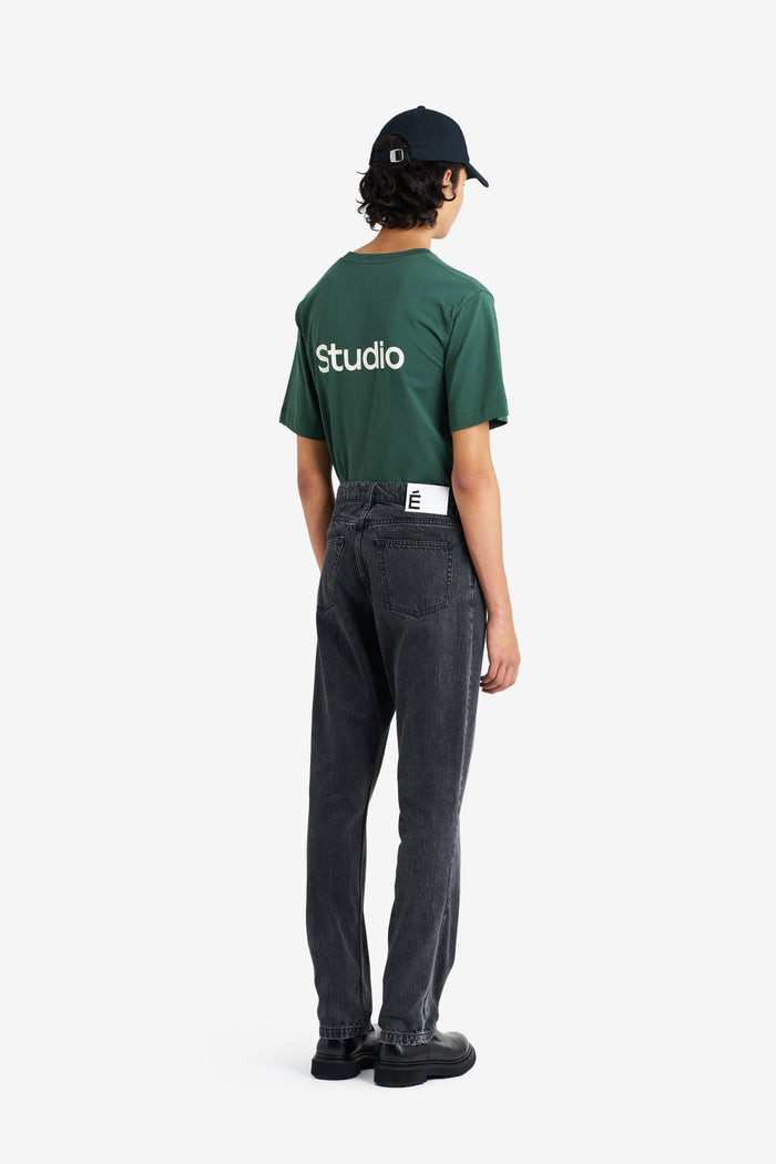 ETUDES STUDIO STRAIGHT JEANS PANT BLACK 5