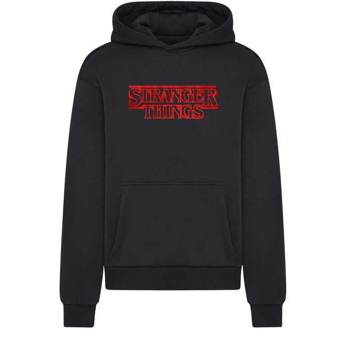 Stranger Things Neon Sign Fluffy Hoody