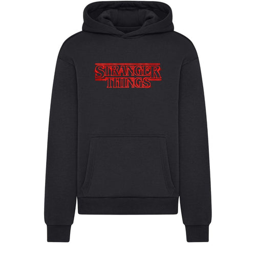 Stranger Things Neon Sign Fluffy Hoody
