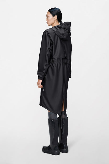 RAINS String W Parka Black Jacket